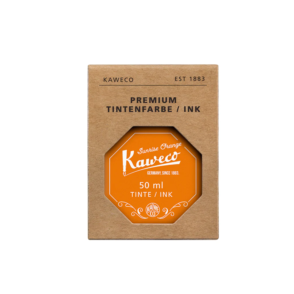 Kaweco Bottled Ink Sunrise Orange 50 ml - Image 2