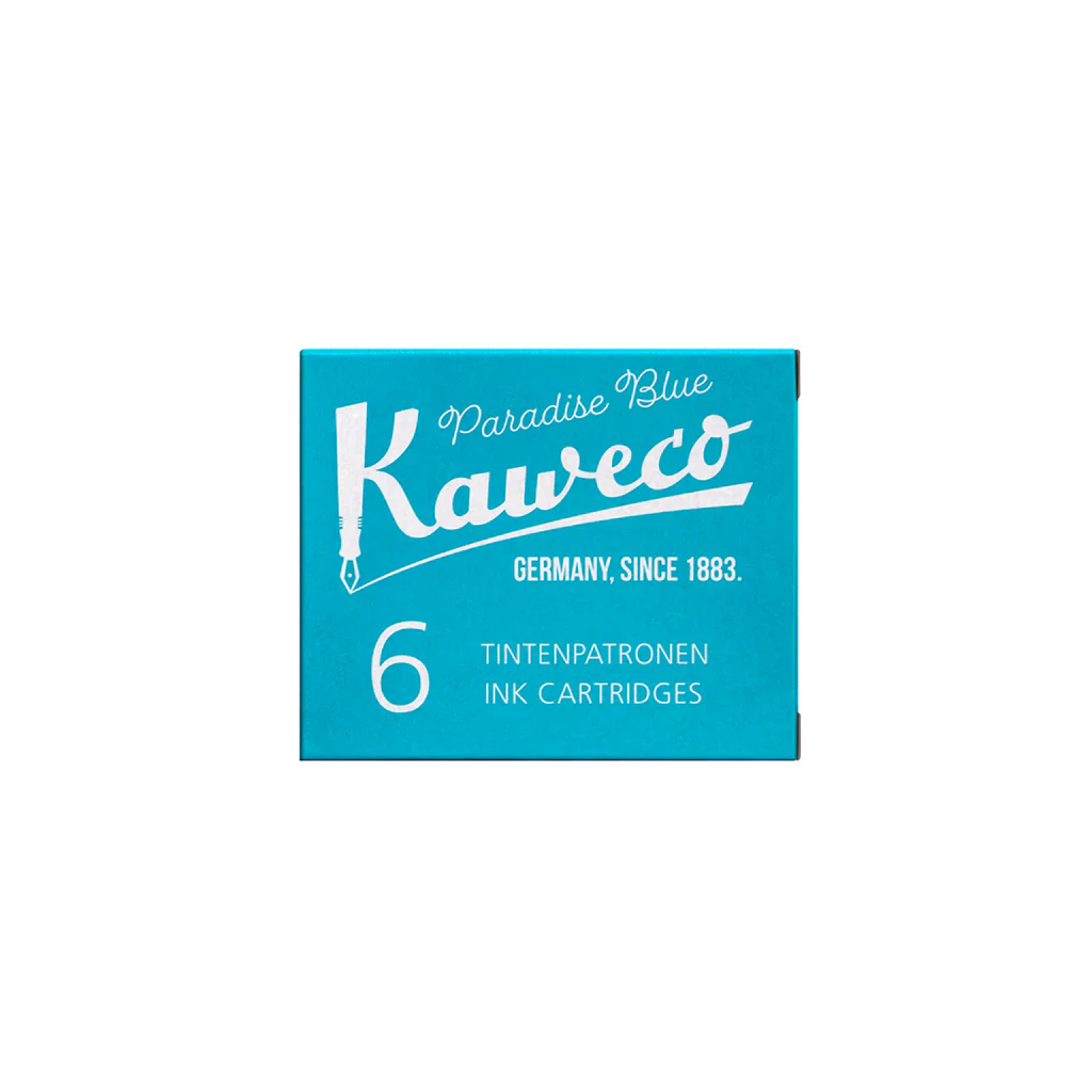 Kaweco Ink Cartridges Paradise Blue 6-Pack