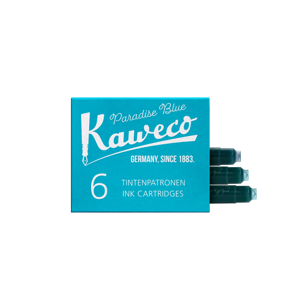Kaweco Ink Cartridges Paradise Blue 6-Pack - Image 2