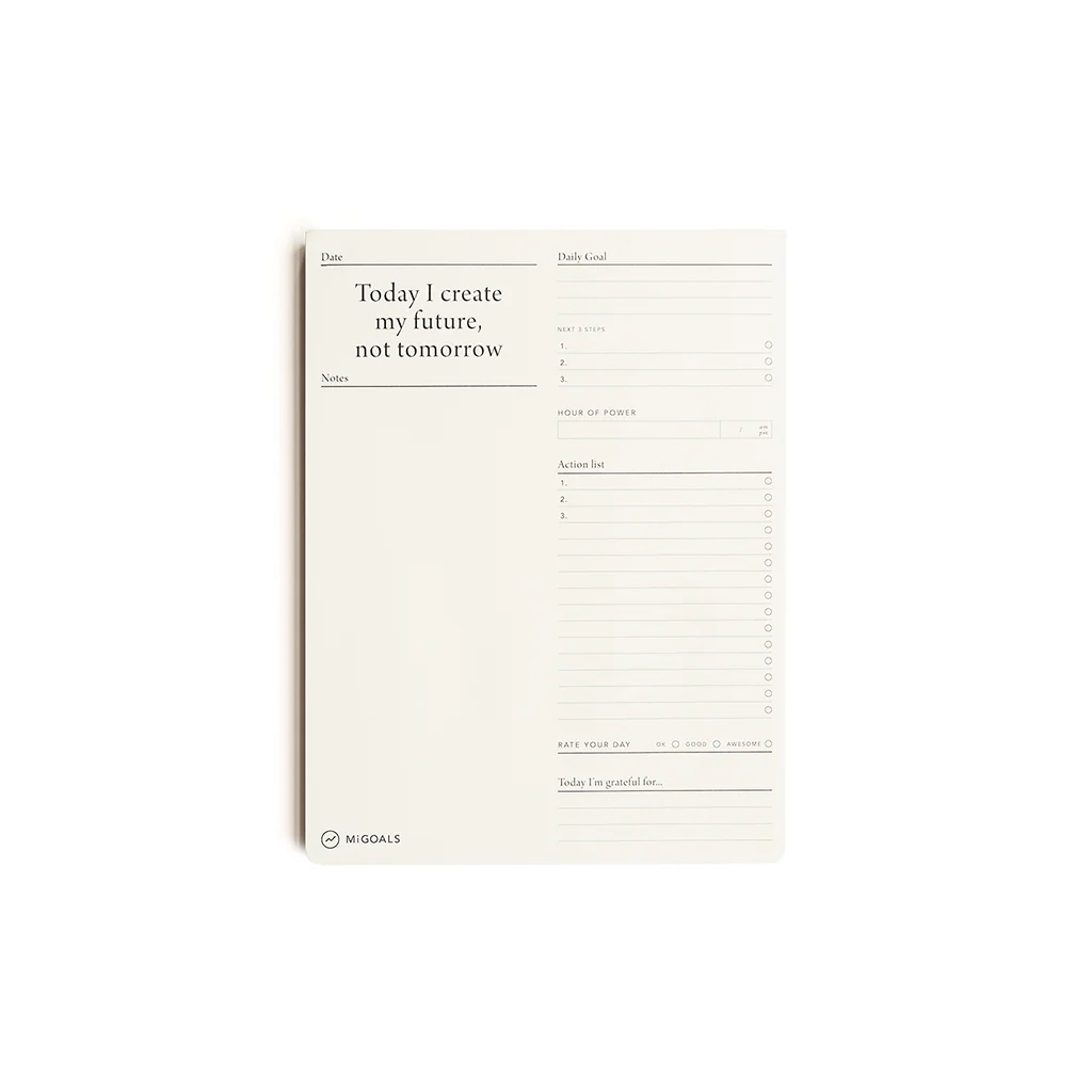 MiGoals Daily Desk Pad